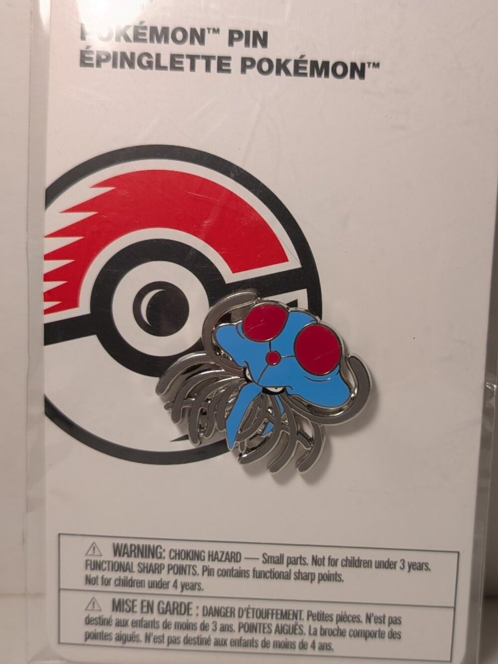 Pokemon TCG Tentacruel Enamel Pin Official Nintendo Collectible Lapel Badge